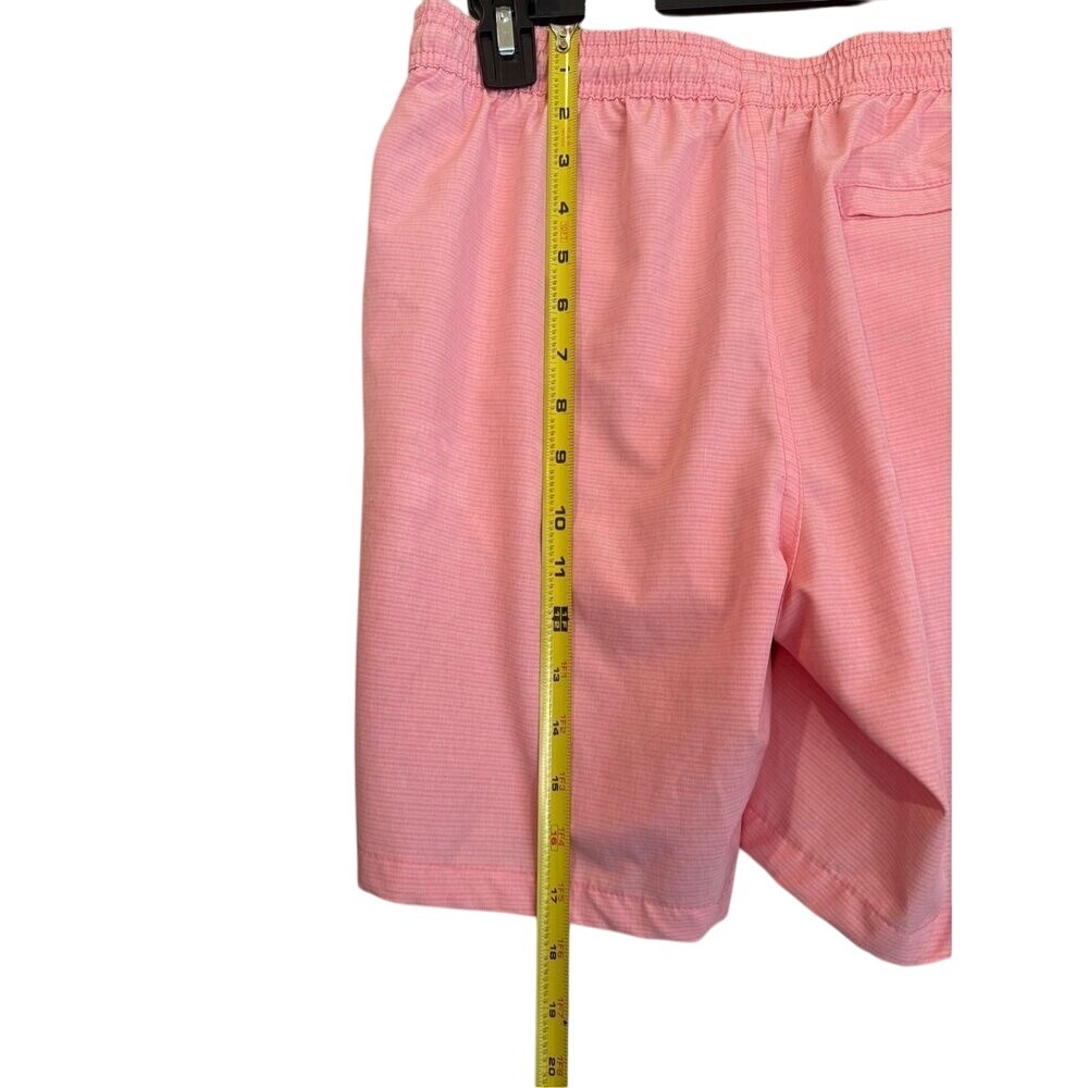 Mr. Swim Serious Fun Shorts Mens L Pink Drawstring Zipper Pocket Swim Trunks - Picture 10 of 10